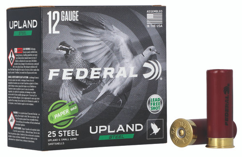 Federal Upland Field & Range Paper Wad 12 GA 1 oz 7.5 Shot USH122W 7.5