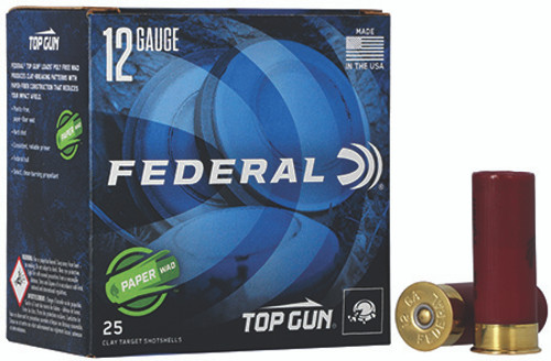 Federal Top Gun Paper Wad 12 GA 1 1/8 oz 7.5 Shot TG12W 7.5