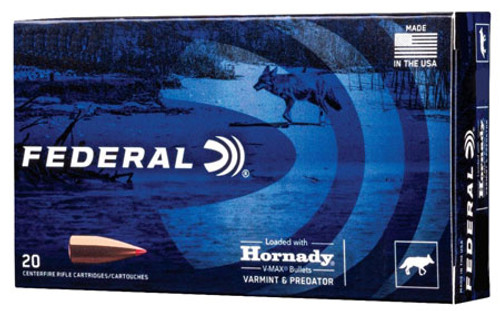 Federal Varmint & Predator 204 Ruger 32 Grain Hornady V-Max V204VM32