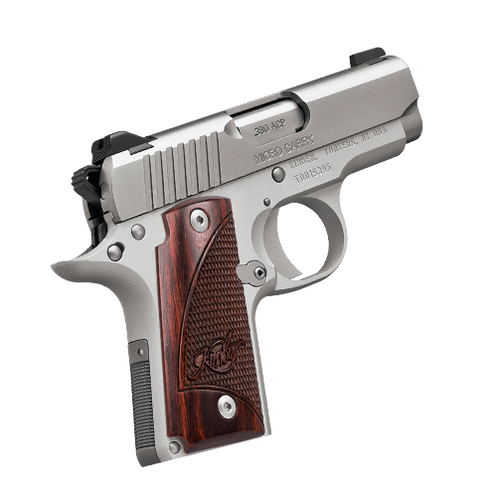 Kimber Micro Stainless Rosewood Night Sights RTC Special 380 ACP 2.75" Stainless 3700677