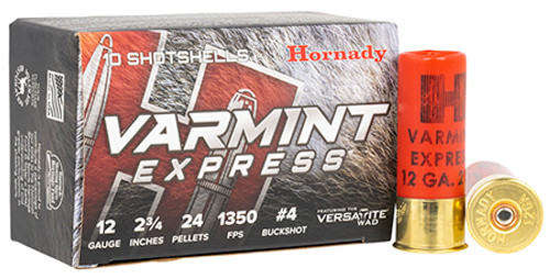 Hornady Varmint Express 12 Gauge 24 Pellets Buck Shot 86243