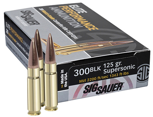 Sig Sauer Elite 300 Blackout 125 Grain Open Tip Match E300A1-20