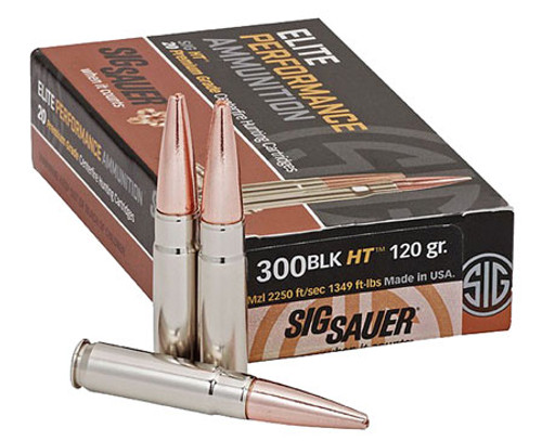 Sig Sauer Elite Copper Hunting 300 Blackout 120 Grain Open Tip Match E300H1-20