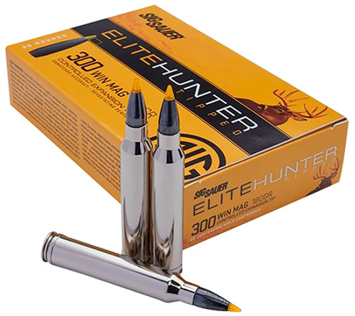 Sig Sauer Elite Hunter Tipped 300 Win Mag 180 Grain Controlled Expansion Tip E3WMTH3-20