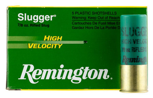 Remington Slugger High Velocity 12 GA 7/8 oz Rifled Slug Shot 28604