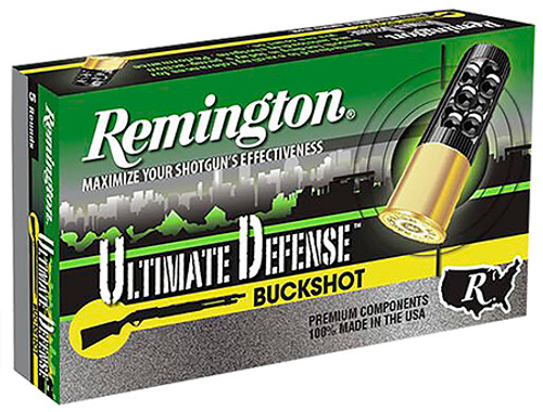 Remington Ultimate Defense 12 GA 41 Pellets 4 Buck Shot 20639