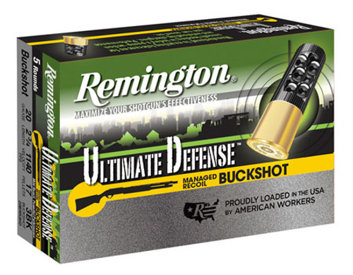 Remington Ultimate Defense 20 GA 17 Pellets 3 Buck Shot 20681
