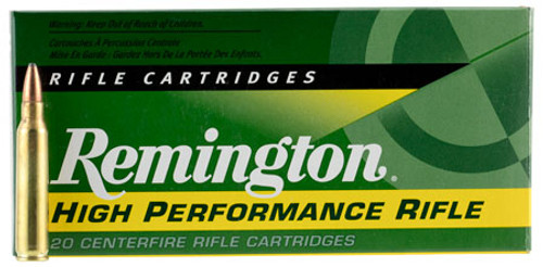 Remington High Performance 223 Rem 55 Grain Pointed Soft Point 28399