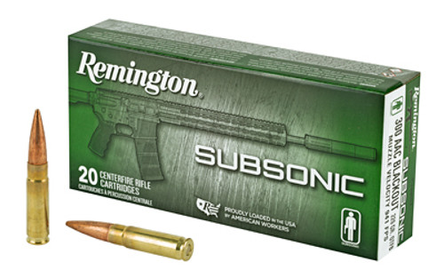 Remington Subsonic 300 Blackout 220 Grain Open Tip Flat Base 28430