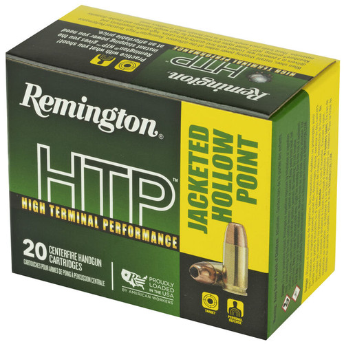 Remington HTP 45 ACP 230 Grain Jacketed Hollow Point 21455