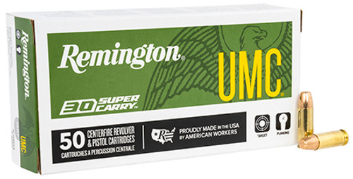 Remington UMC 30 Super Carry 100 Grain Full Metal Jacket R20015