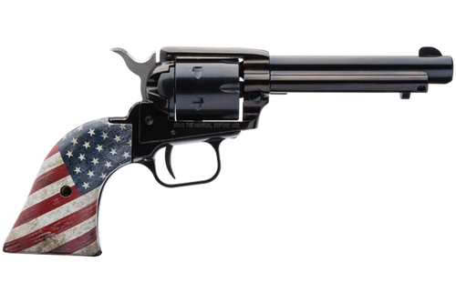 Heritage Rough Rider 4.75" Black/US Flag 22LR RR22B4USFLAG