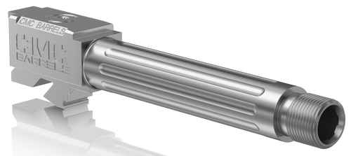 CMC Triggers Match Precision 9mm Glock 19 Gen34 4.01" with Fluted Barrel Threaded Stainless 75525