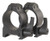 Warne Maxima Vertical QD Scope Rings Medium 1" Black Steel 201LM
