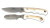 Knives of Alaska Alpha Wolf/Muskrat Combo Fixed Stag 00363FG