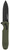 SOG Pentagon XR 3.6" Spear Point Folding OD Green 12-61-02-57