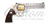 CNC Exclusive Colt Anaconda 44 Mag 6" Gold PVD CNCANABLU