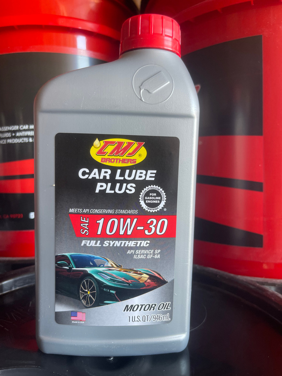 10W30 FULL SYNTHETIC 12/1 QUARTS CAR LUBE PLUS MOTOR OIL -1 AZ