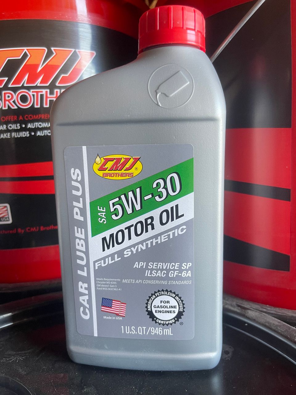 5W30 FULL SYNTHETIC 12/1 QUARTS CAR LUBE PLUS MOTOR OIL -1