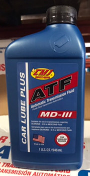 CAR LUBE PLUS ATF DEXRON III / MERCON MULTIPURPOSE 12/1 QUARTS