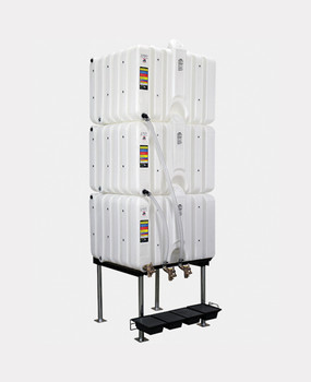 120/120/120 GALLON GRAVITY FEED TANK PACKAGE - COMPLETE