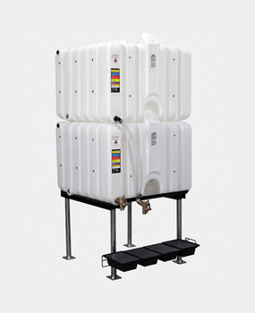 120/120 GALLON GRAVITY FEED TANK PACKAGE - COMPLETE
