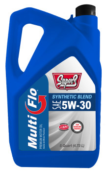 SUPER S MULTI-FLO SYNTHETIC BLEND 5W30 SP/ GF-6A MOTOR OIL 3/5 QUART GTSUS9305-3