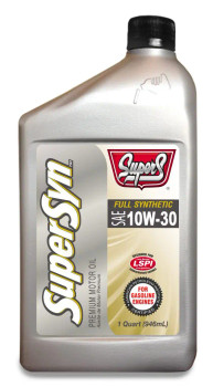 SUPER S SUPERSYN FULL SYNTHETIC 10W30 SP/GF-6A MOTOR OIL 6/1 QUART GTSUS350