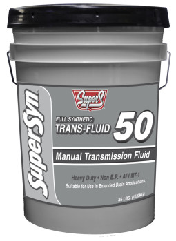 SUPER S SUPERSYN HEAVY DUTY SYNTHETIC TRANS-FLUID SAE 50 TRANSMISSION FLUID 35 POUND GTSUS219