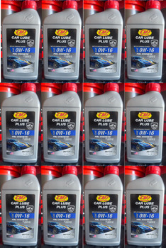 0W16 FULL SYNTHETIC 12/1 QUARTS CAR LUBE PLUS MOTOR OIL -1