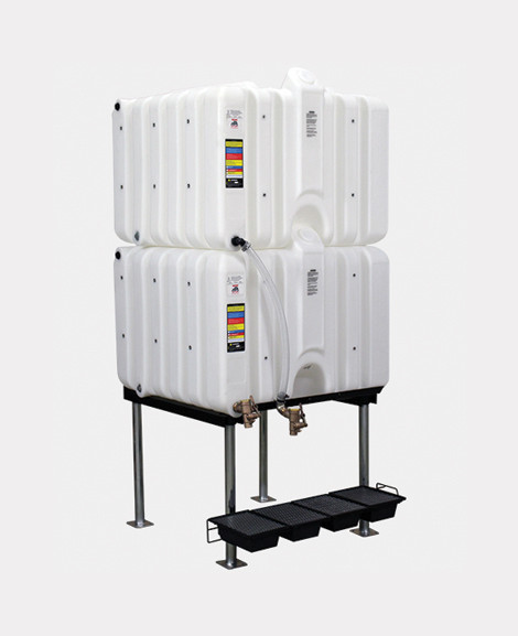 120/120 GALLON GRAVITY FEED TANK PACKAGE - COMPLETE