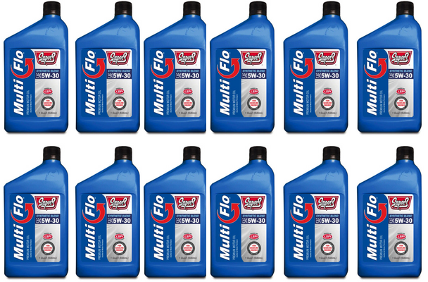 5W30 SP/ GF-6A SUPER S MULTI-FLO SYNTHETIC BLEND  MOTOR OIL 12/1 QUART GTSUS93 -1
