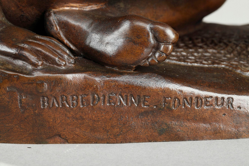 Dal modello di De Martino - Sculpture, pêcheur reposant sur - Catawiki
