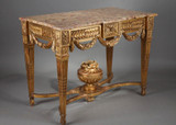 Console en bois sculpté Console en bois sculpté
