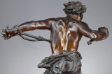 Sculpture en bronze représentant "Le Prisonnier" signé Edouard Drouot