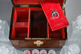 ROSEWOOD VENEERED LIQUEUR CELLAR BELONGING TO LOUIS-PHILIPPE