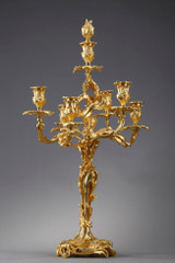 Pair of rococo candelabra