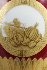 Пара ваз времени восстановления фарфора