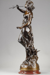 BRONZE "LA RENOMMÉE" SIGNED JULIEN CAUSSE