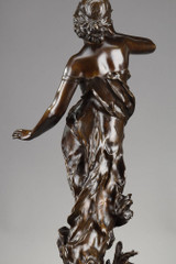 BRONZE "LA RENOMMÉE" SIGNÉ JULIEN CAUSSE