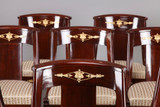 ENSEMBLE DE MOBILIER EN ACAJOU ET BRONZE DE STYLE EMPIRE ENSEMBLE DE MOBILIER EN ACAJOU ET BRONZE DE STYLE EMPIRE