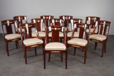 ENSEMBLE DE MOBILIER EN ACAJOU ET BRONZE DE STYLE EMPIRE ENSEMBLE DE MOBILIER EN ACAJOU ET BRONZE DE STYLE EMPIRE