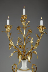 Signed antique candelabra