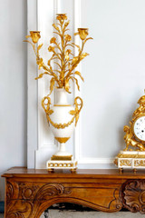 PAIR OF VERY LARGE BALUSTER CANDELABRA, SIGNED EUGÈNE HAZART