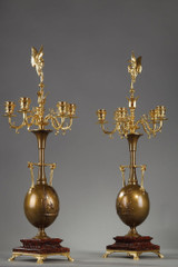 Antique lighting - 19th century candelabras