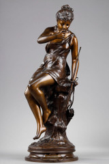 Sculpture en bronze de Diane