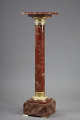 column in red marble