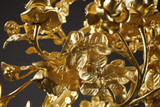 Gilded bronze ceiling light