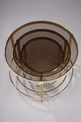 Round nesting coffee table 1970