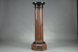 Doric column XIXth in scagliola